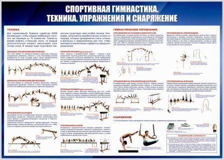 Стенд "Спортивная гимнастика" (проф. обр.)